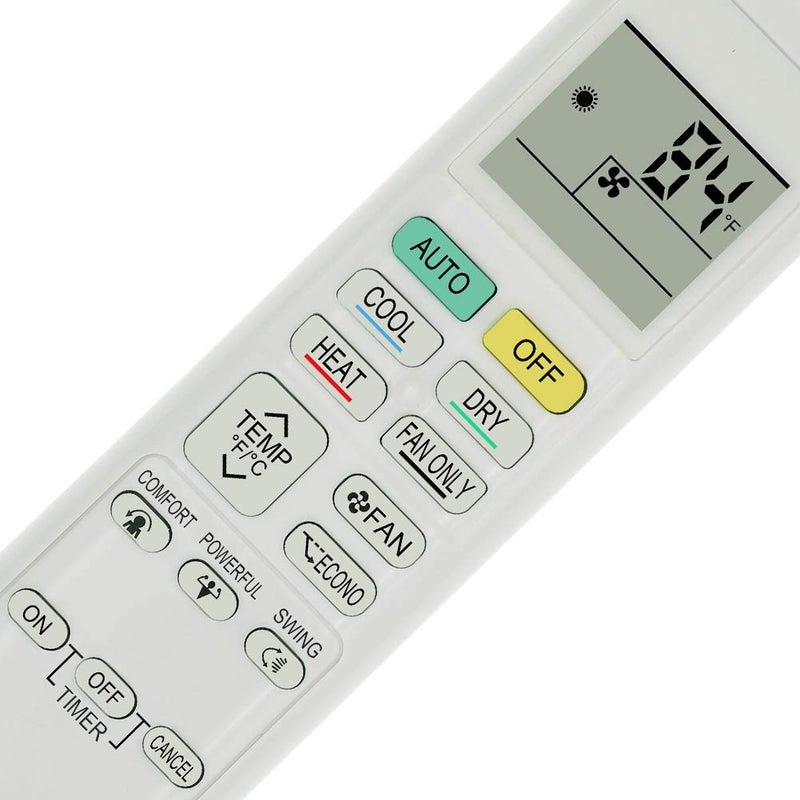 RCECAOSHAN Replacement for Daikin Air Conditioner Remote Control ARC480A1 ARC480A2 ARC480A3 ARC480A4 ARC480A5 ARC480A6 ARC480A7 ARC480A8 ARC480A9 ARC480A10 ARC480A11 English Version Display in Fahrenheit - Image 5